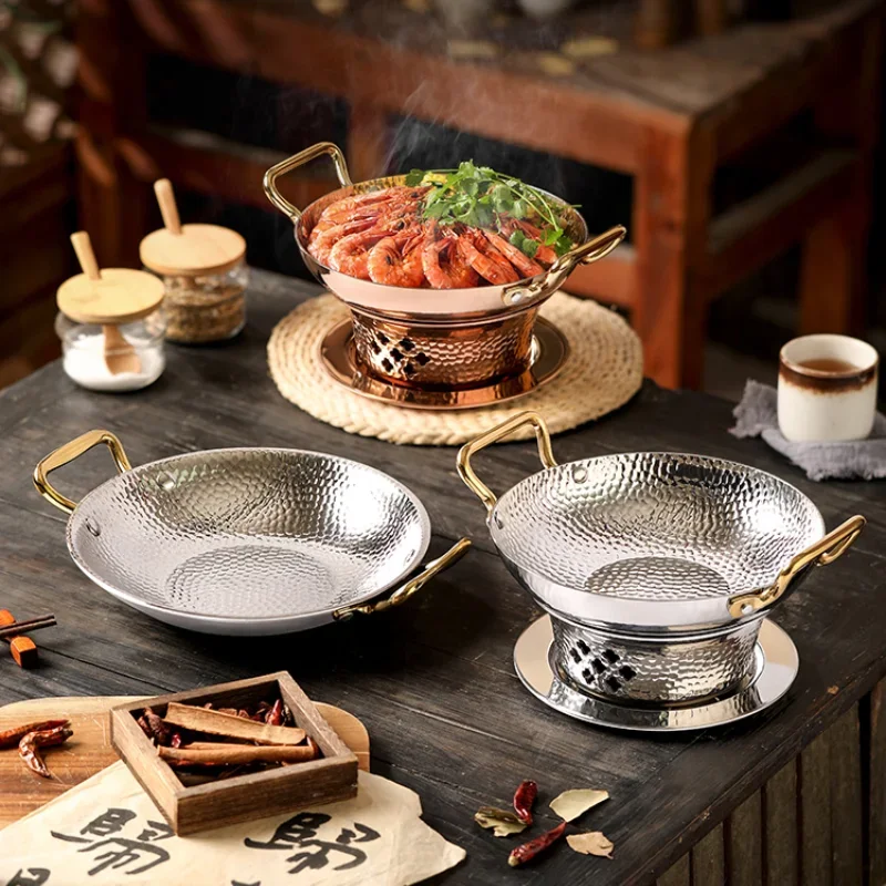 Induction Cookware Set Commercial - Trójwarstwowy garnek ze stali nierdzewnej 304