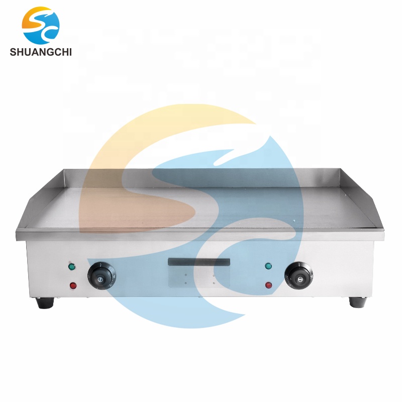 Commercial Electric Griddle Flat Top - Elektryczna płyta grillowa Shuangchi, płaska, ze