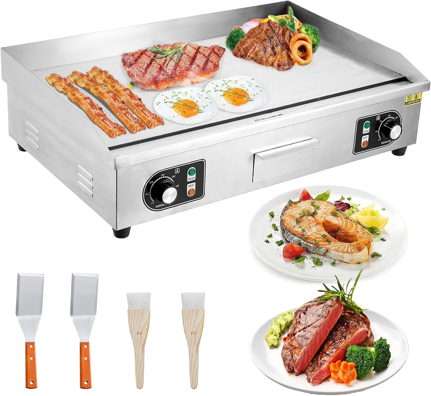 Commercial Electric Griddle Flat Top - TWISTER.CK 14