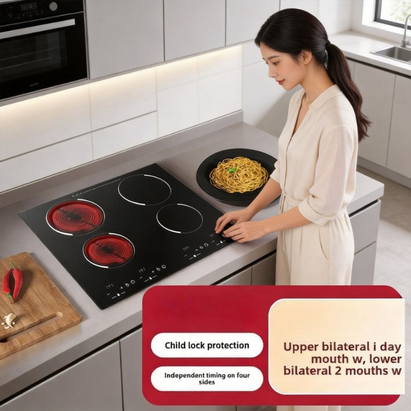 Double Induction Cooktop 220V - Wielofunkcyjna Dwugłowicowa Kuchenka Elektryczna Wysokiej Mocy