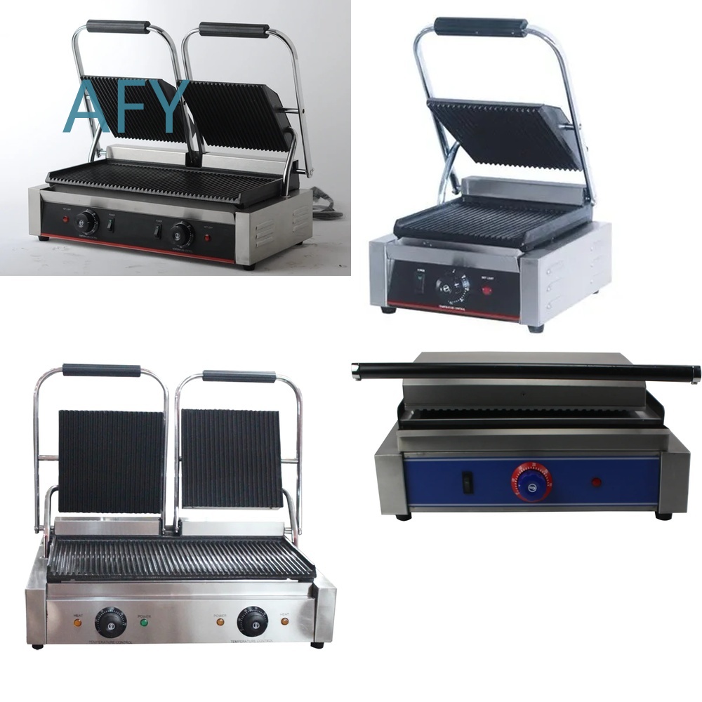 Commercial Panini Press Sandwich Grill - Elektryczna maszyna do panini, grill do