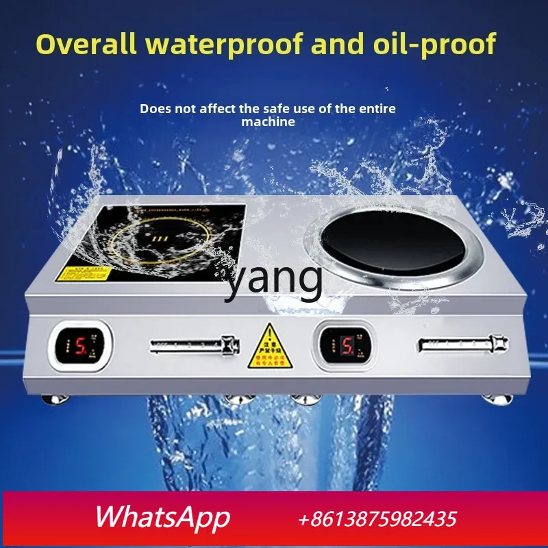 Wok Induction Cooktop Concave 3500W - Kuchenka indukcyjna LCX 3500W, dwupalnikowa, do
