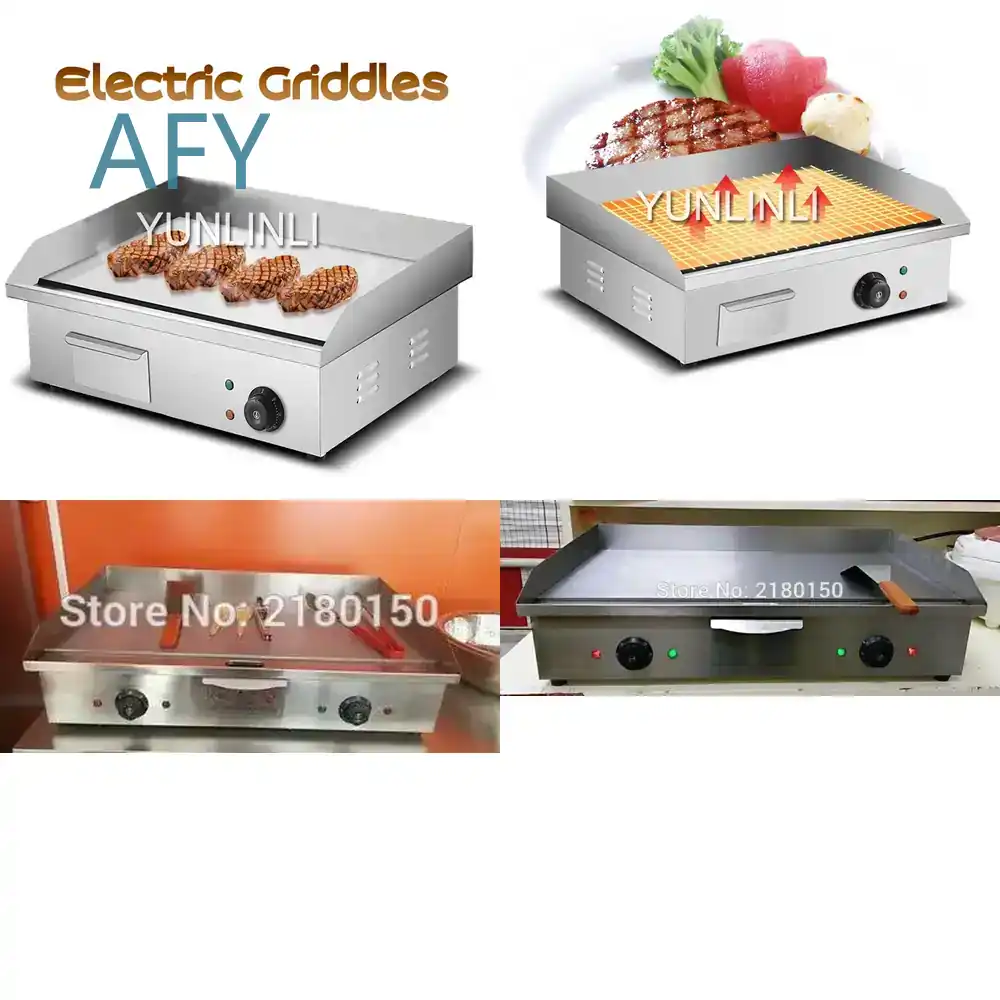 Commercial Electric Griddle Flat Top - Elektryczne płyty grillowe do teppanyaki, komercyjne,