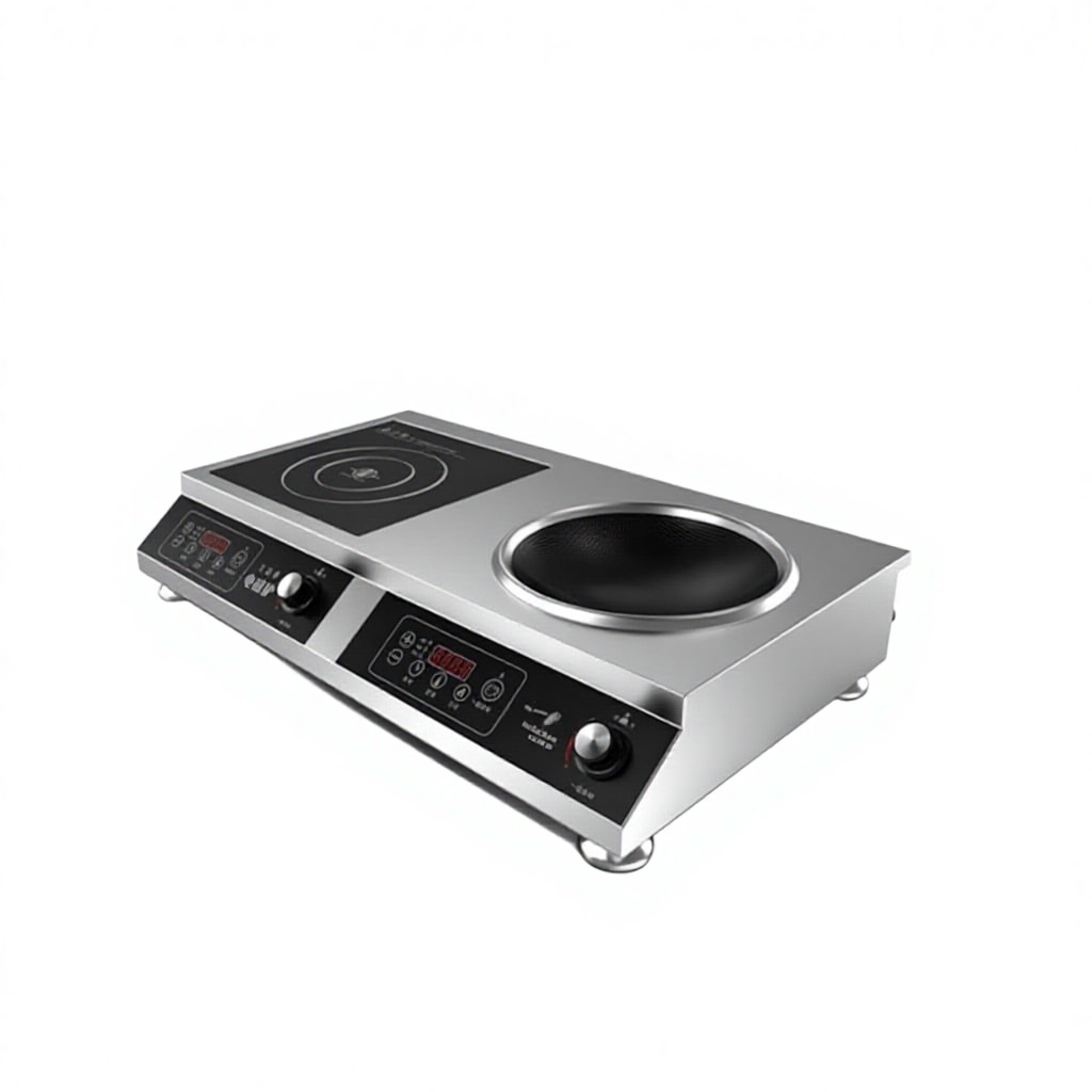 Double Induction Cooktop 220V - Kuchenka indukcyjna ze stali nierdzewnej 304,