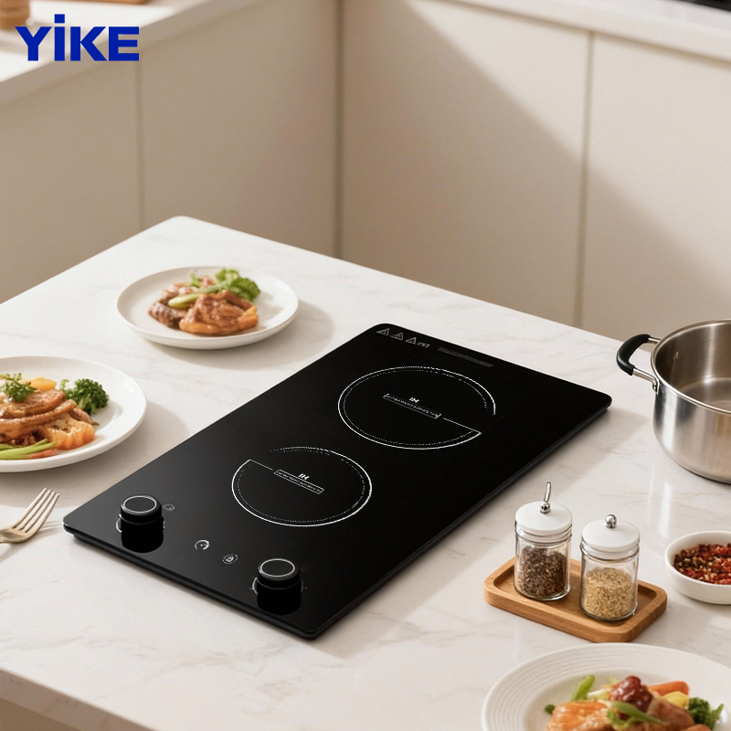 Double Induction Cooktop 220V - Płyta indukcyjna 3500W, dwupalnikowa, ultracienka, do