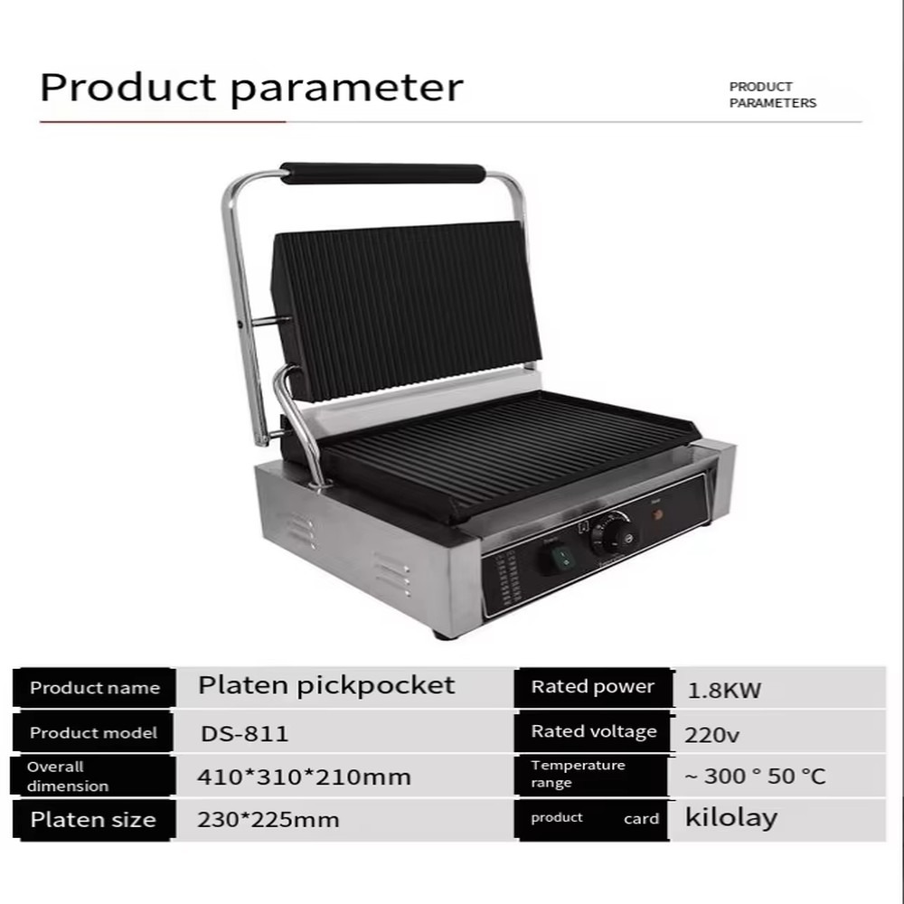 Profesjonalna grillowa maszyna – Commercial Panini Press Sandwich Grill recenzja i cena