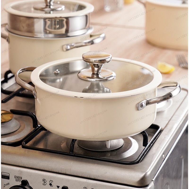 Zestaw naczyń ceramicznych ze  – Induction Cookware Set Commercial recenzja i cena