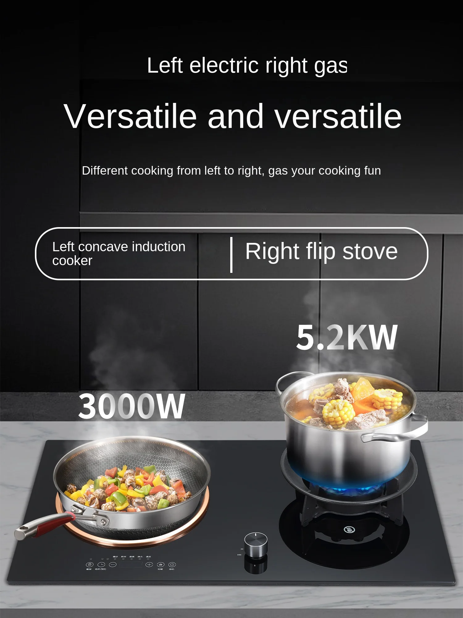 Kuchenka gazowo-elektryczna dw – Double Induction Cooktop 220V recenzja i cena
