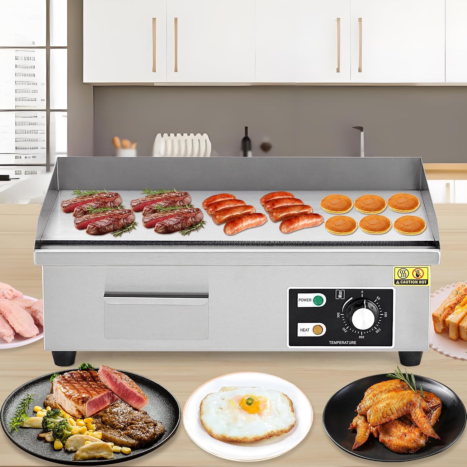Profesjonalna elektryczna płyt – Commercial Electric Griddle Flat Top recenzja i cena