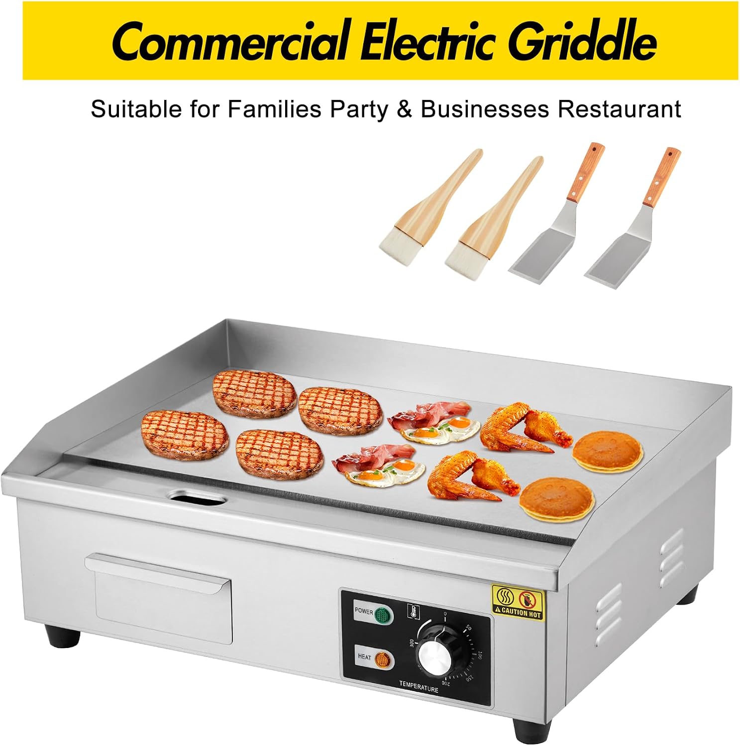 Profesjonalna elektryczna płyt – Commercial Electric Griddle Flat Top recenzja i cena