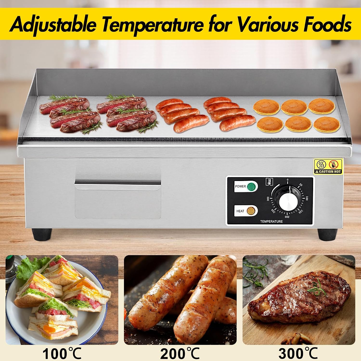 Profesjonalna elektryczna płyt – Commercial Electric Griddle Flat Top recenzja i cena