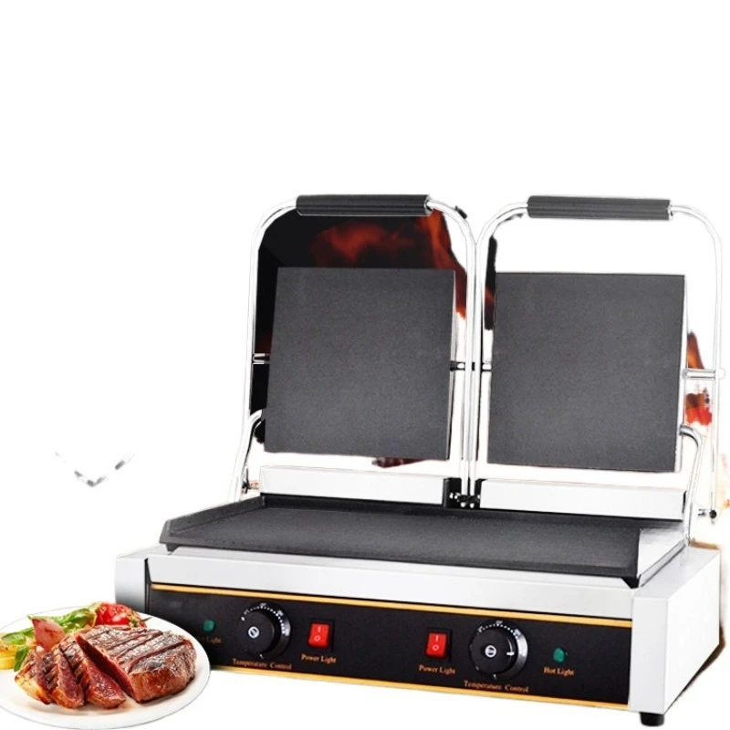 Dwugłowicowa płyta grillowa Qu – Commercial Panini Press Sandwich Grill recenzja i cena