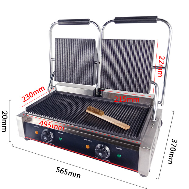 Elektryczny grill kontaktny ze – Commercial Panini Press Sandwich Grill recenzja i cena