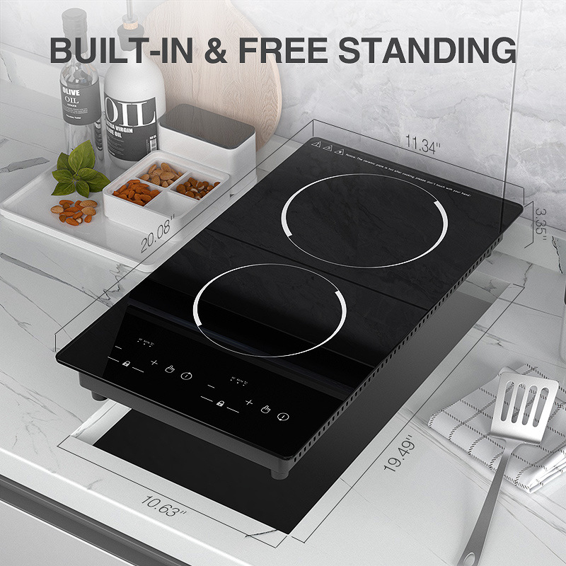 110 V/220 V 2*1800 W podwójna  – Double Induction Cooktop 220V recenzja i cena