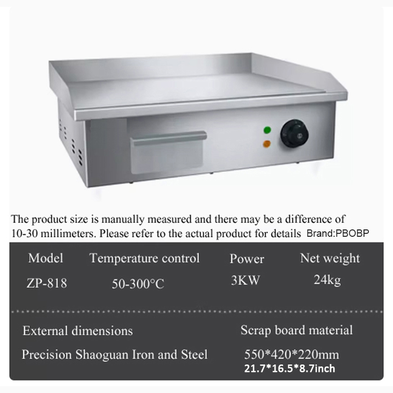 Kuchenka gazowa z żeliwa nierd – Commercial Electric Griddle Flat Top recenzja i cena