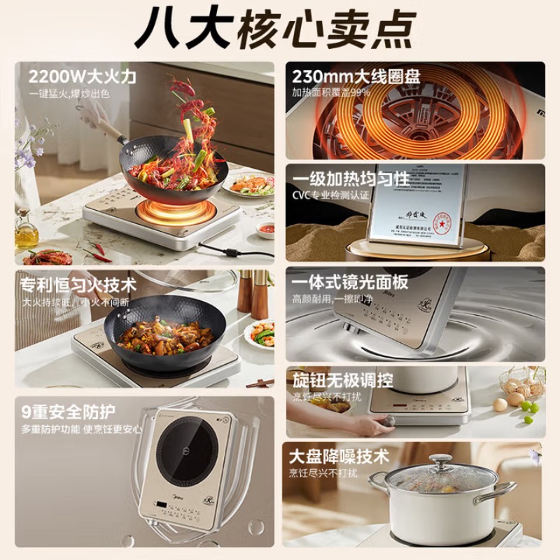 Płyta indukcyjna do użytku dom – Double Induction Cooktop 220V recenzja i cena