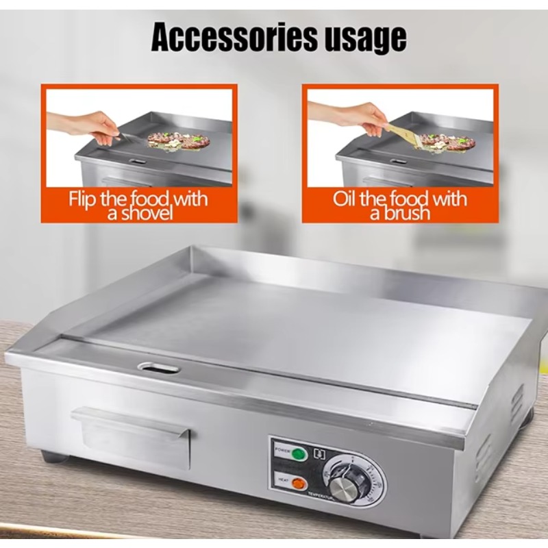 Elektryczna płyta grillowa z r – Commercial Electric Griddle Flat Top recenzja i cena