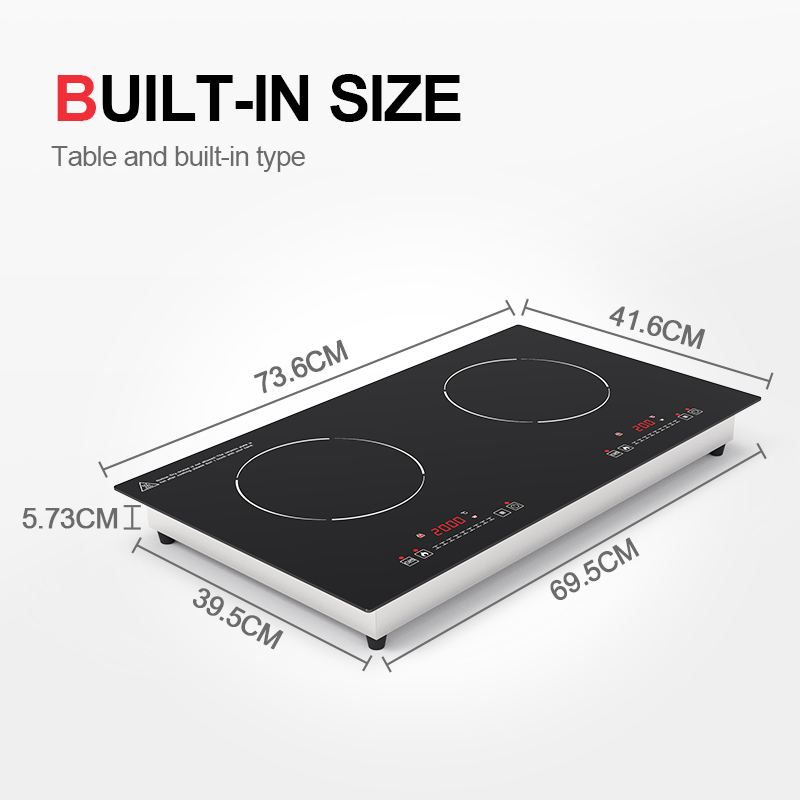 Podwójna płyta indukcyjna 3500 – Double Induction Cooktop 220V recenzja i cena