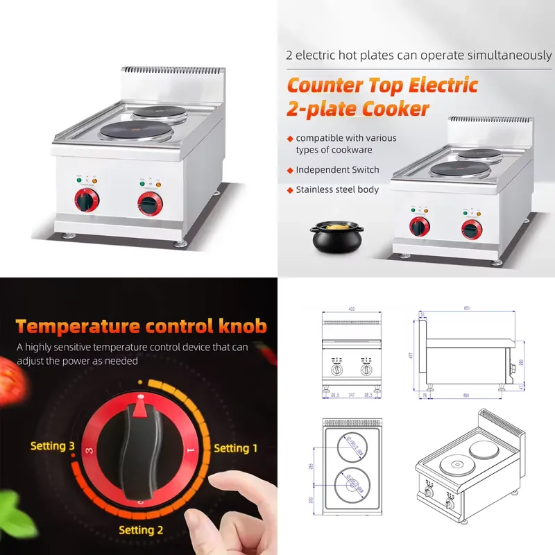 Elektryczny garnek grzewczy do – Commercial Hot Plate Electric 2 Burner recenzja i cena